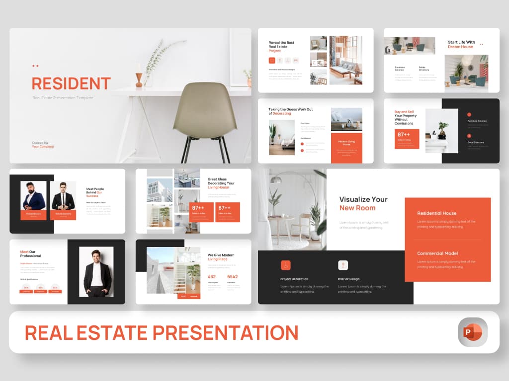Resident Real Estate Presentation Template