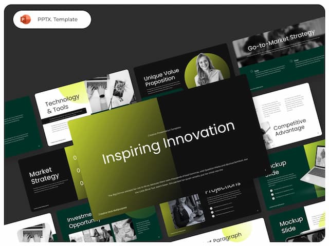 Thumbnail for Inspiring Innovation PowerPoint Template digital asset